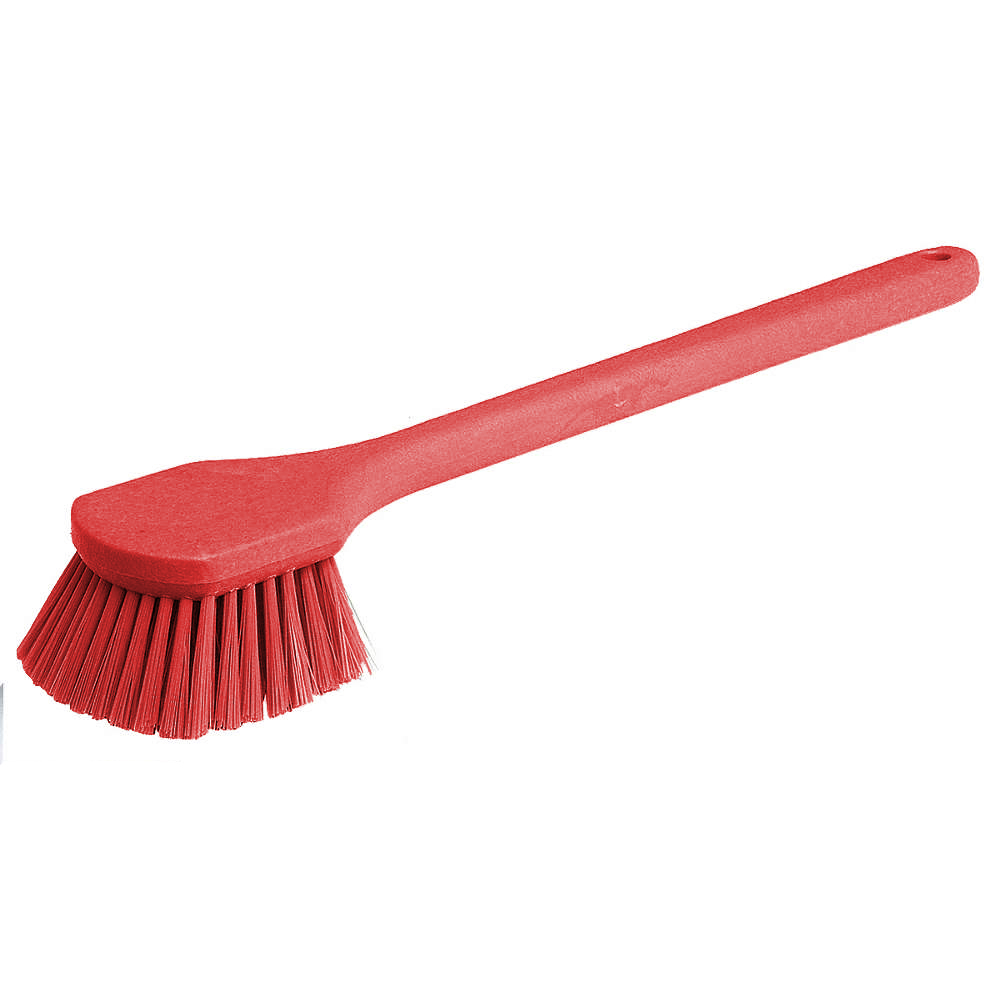 Cepillo mango largo 20'' PBT rojo