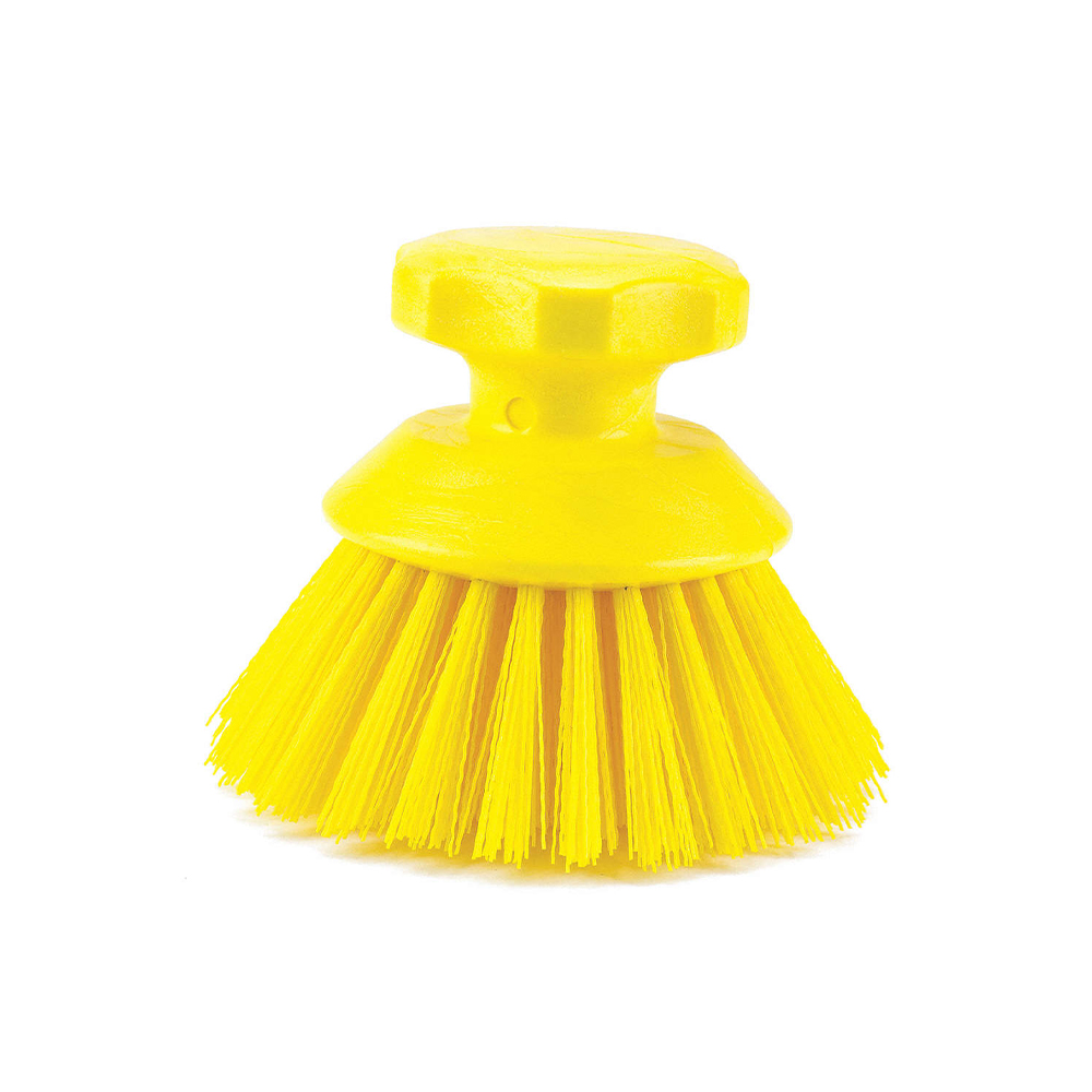 Cepillo tipo estrella redondo PBT amarillo BRUSHTECH