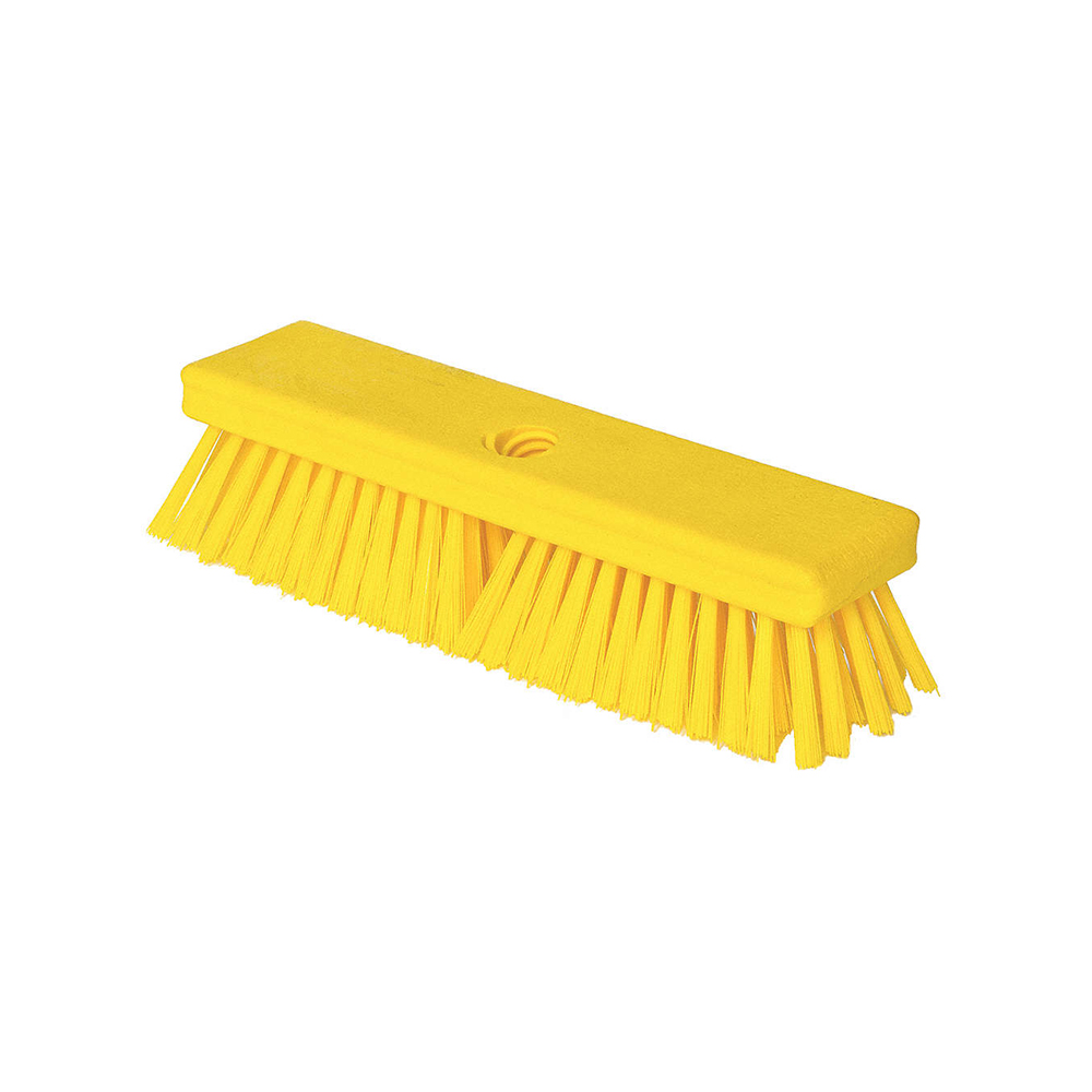 Cepillo lavar pisos PBT rigidez media AMARILLO BRUSHTECH