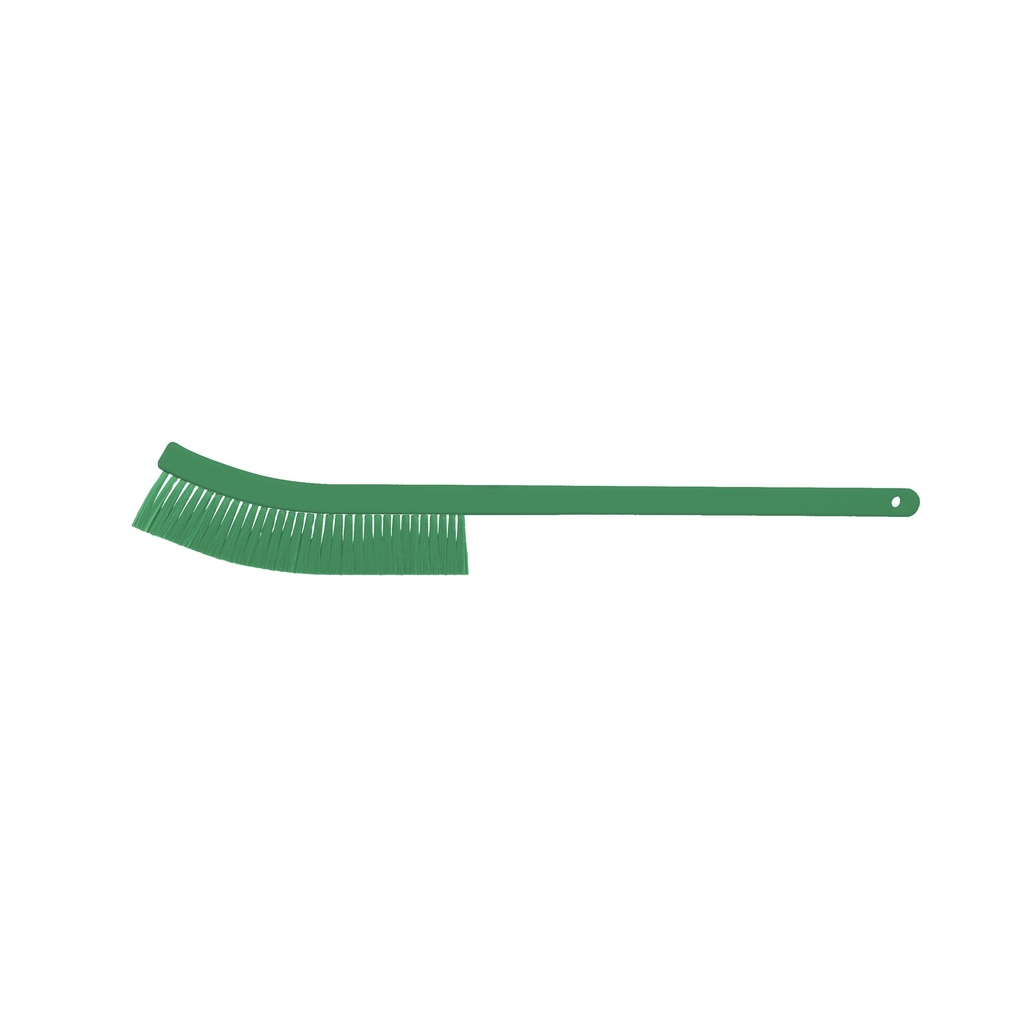 Cepillo largo, suave y ultradelgado para sacudir verde PBT BRUSHTECH
