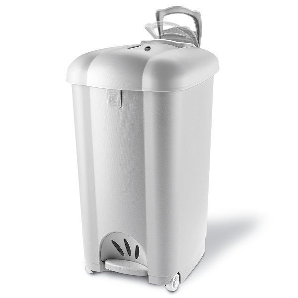 Basurero con tapadera a pedal Carolina 16 lts