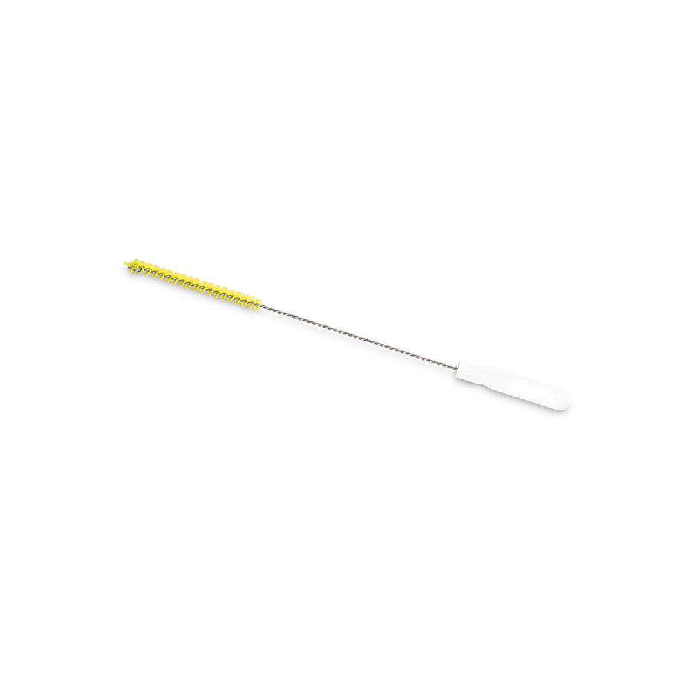 Cepillo PBT lavaprobeta y tubos diam 0.5'' longitud 53cm AMARILLO