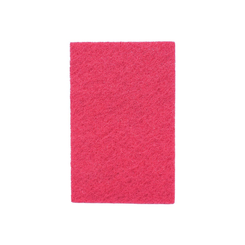 Esponja  GLANZ abrasiva 12 x 25 cm roja