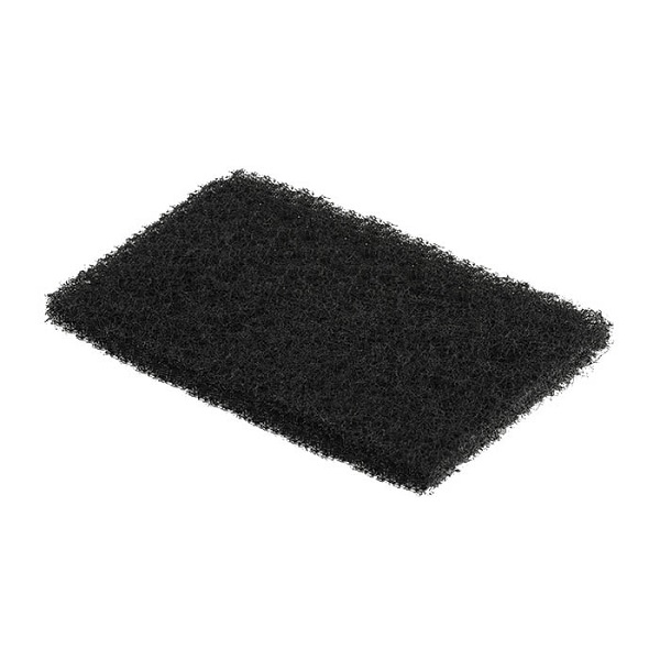 Esponja abrasiva negra 4.5plg x 6 plg para parrillas (u)