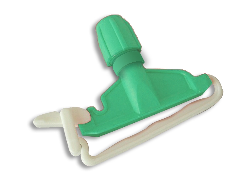 Pinza plástica para trapear VERDE cabeza