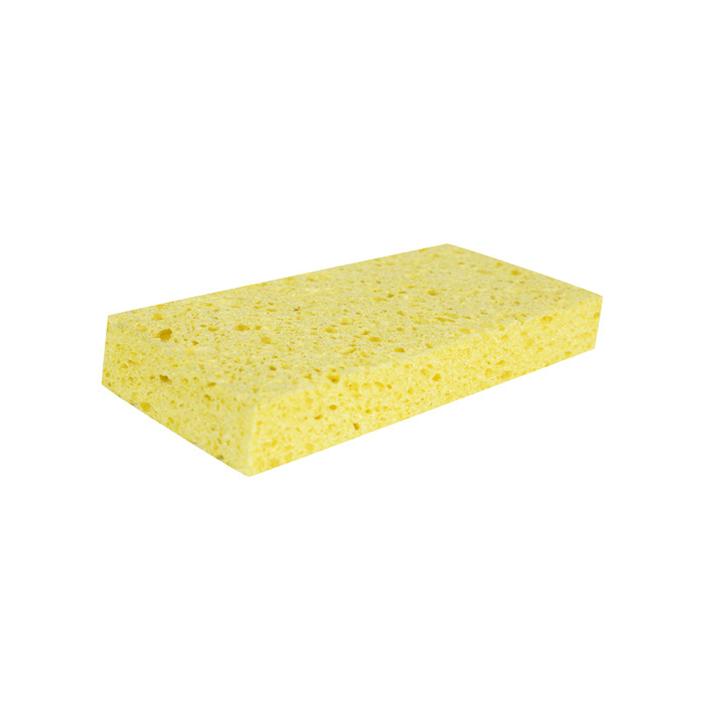 Esponja de celulosa pequeña amarilla 6'' x 3 3/8'' x 7/8''