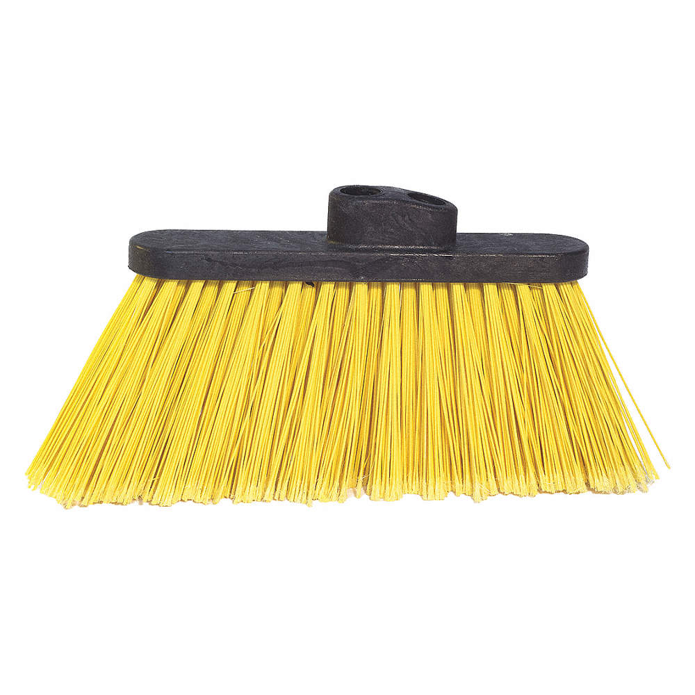 Escoba angular de PVC 4'' amarilla BRUSHTECH