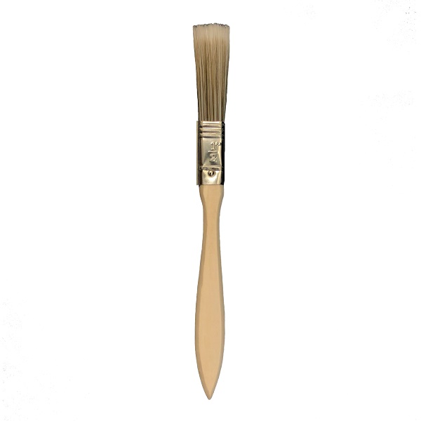 Brocha Glanz CLASICA mango de madera y fibra poliester 0.5 plg