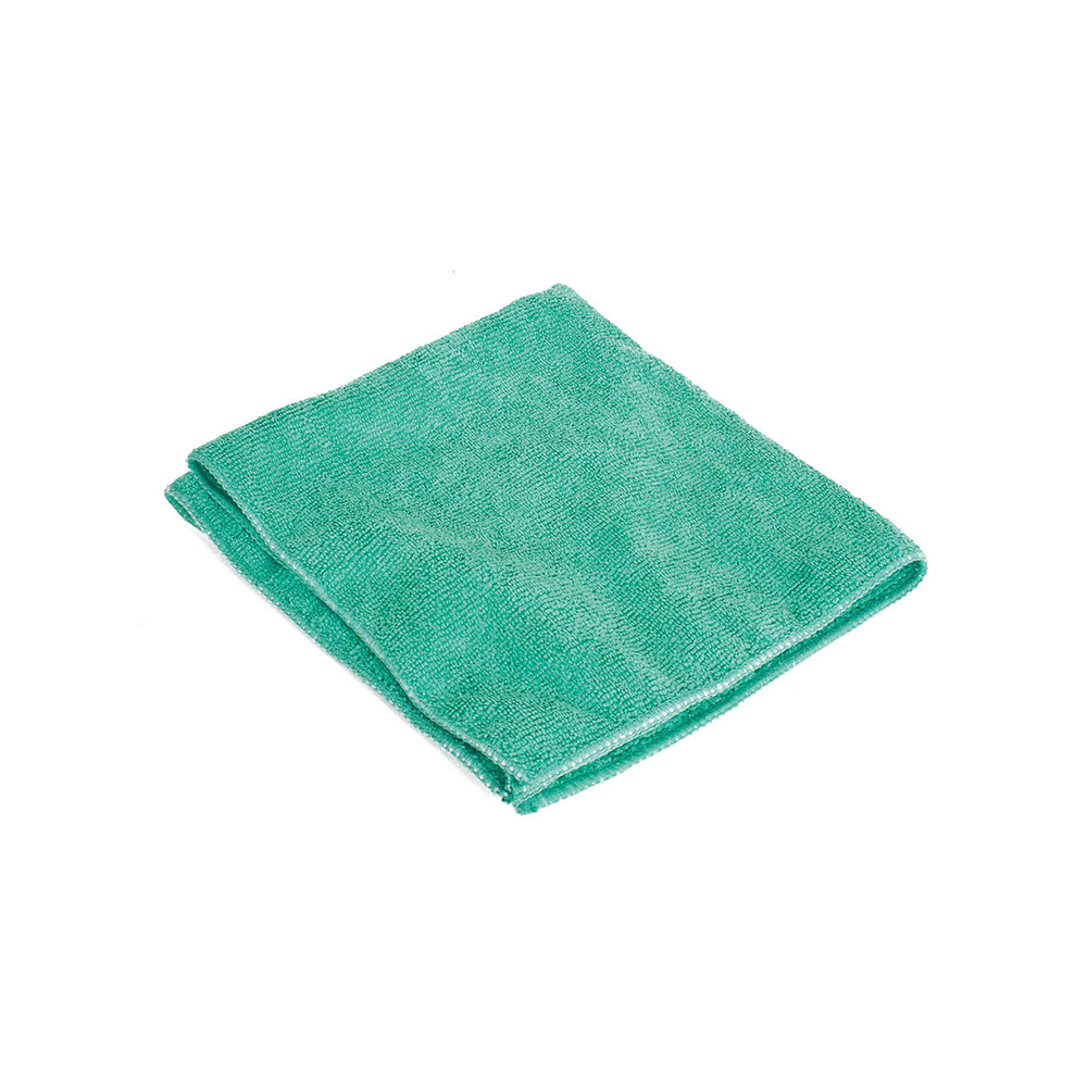 Paño microfibra 40 x 40cm densidad alta VERDE BRUSHTECH