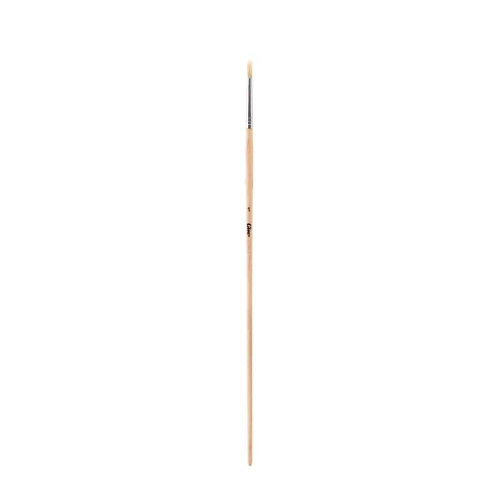 Pincel redondo cerda blanca No.1