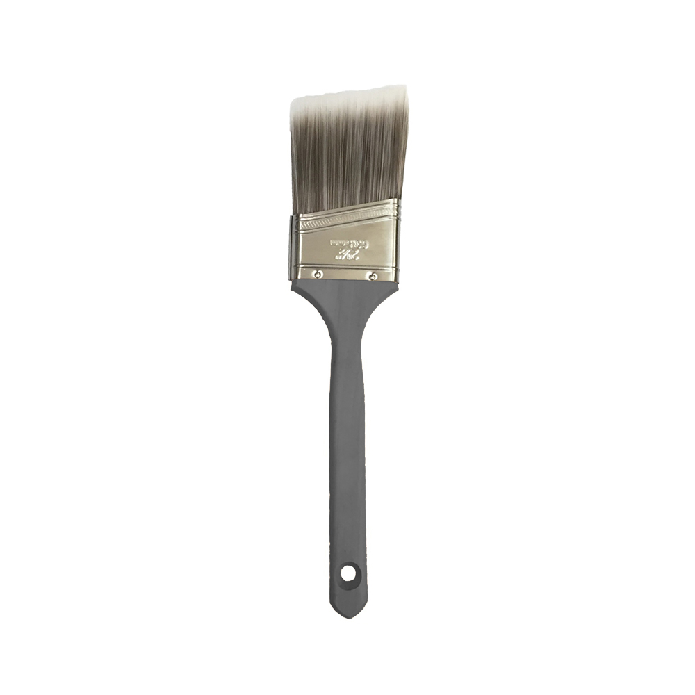 Brocha GLANZ angular sintética 2.5'' mango GRIS uso general