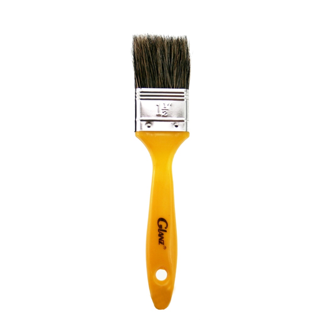 Brocha 1.5" Glanz ESTANDAR amarilla