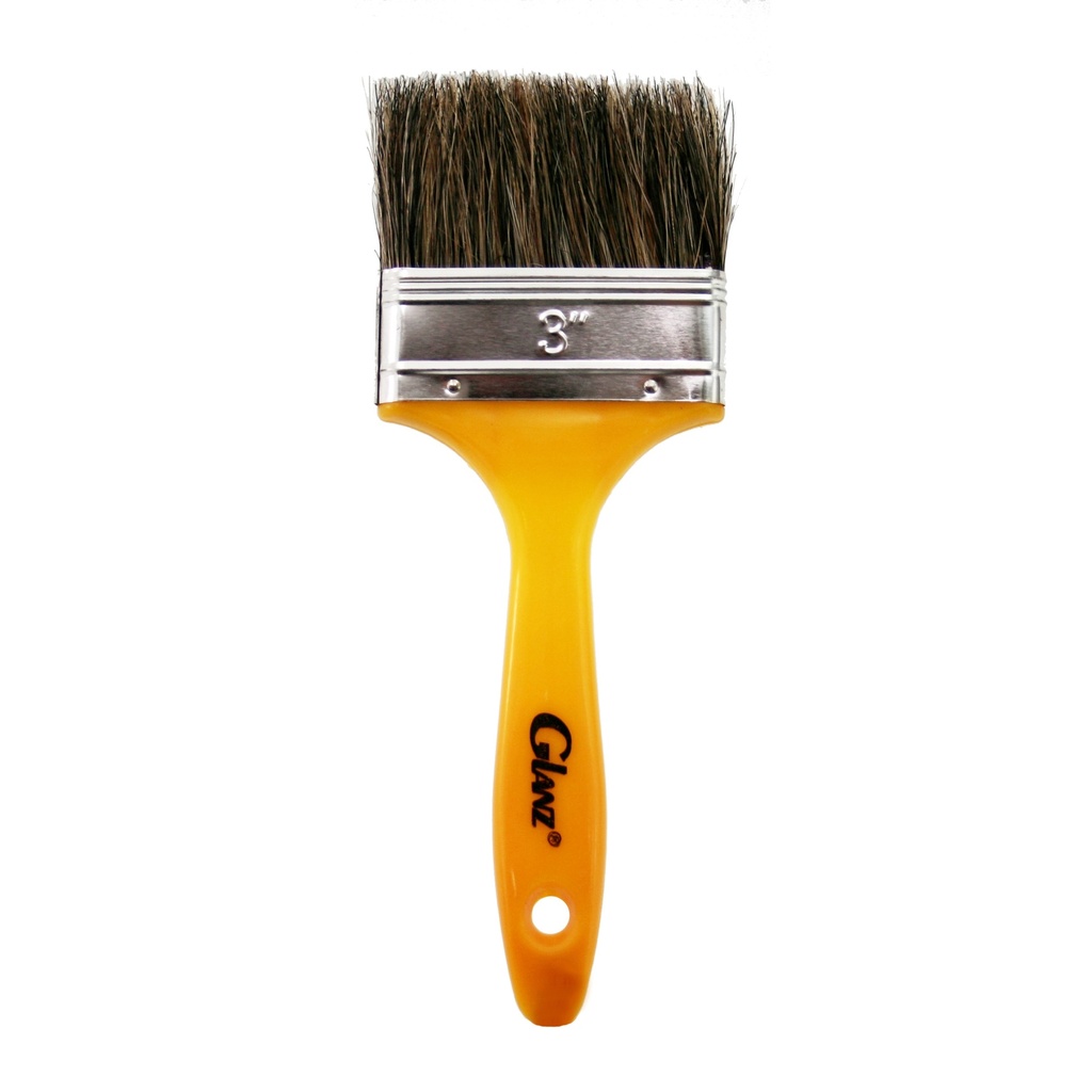 Brocha Glanz ESTANDAR amarilla 3''