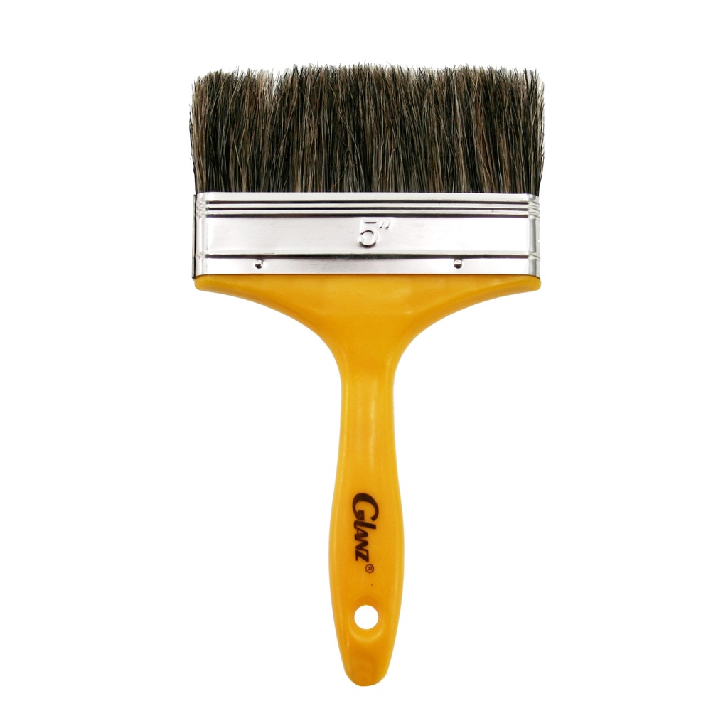 Brocha 5" Glanz ESTANDAR amarilla