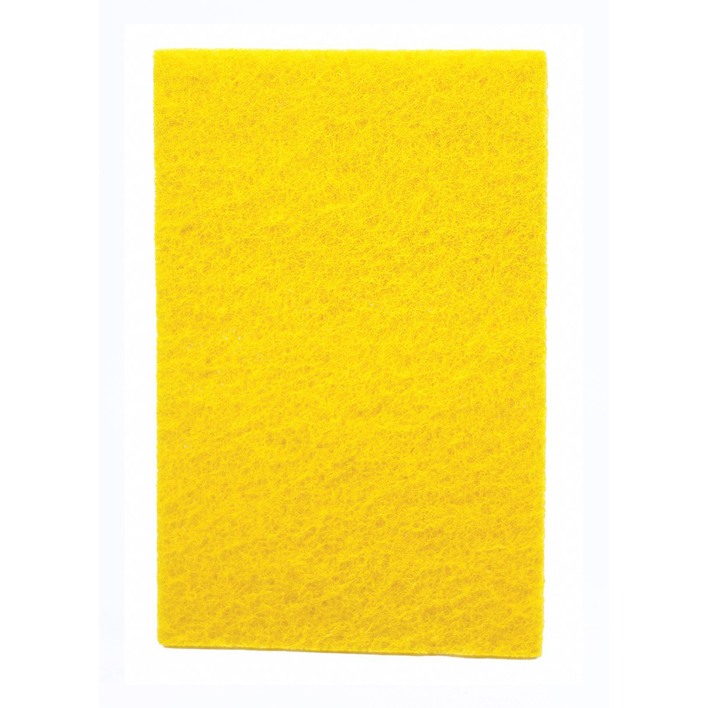 Esponja fibra abrasiva 23 x 15cm AMARILLA BRUSHTECH