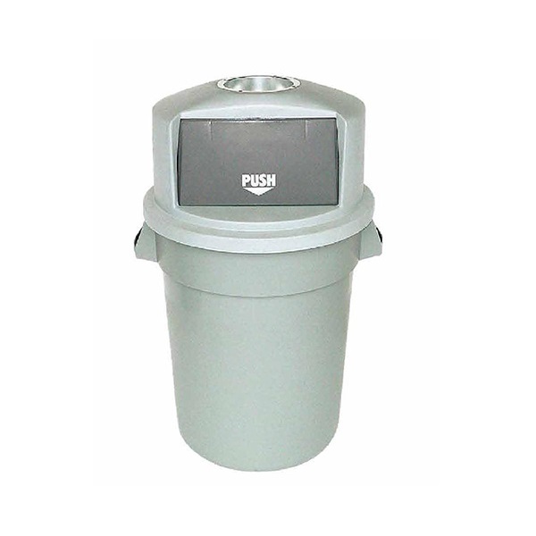 Basurero BRUTAL 120 Lts. tapa pivotante y cenicero
