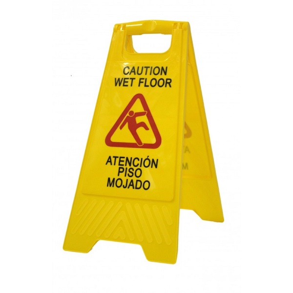 Señal plastica WET FLOOR / PISO MOJADO
