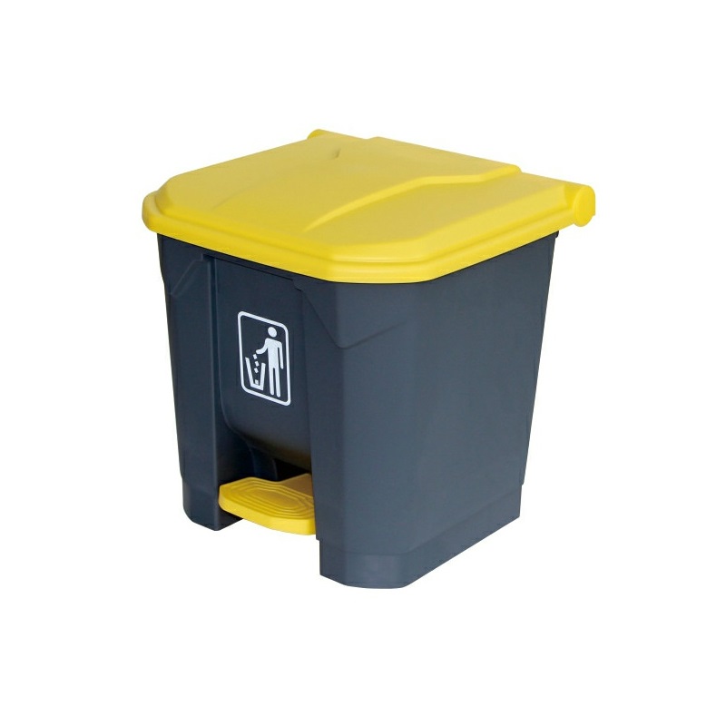 Basurero Alfa de pedal 30 lts