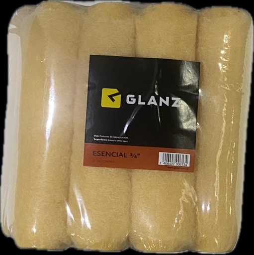 [g104doc] Felpa GLANZ ESENCIAL 9" x 3/4" UNIDAD (en paquete 12 u)