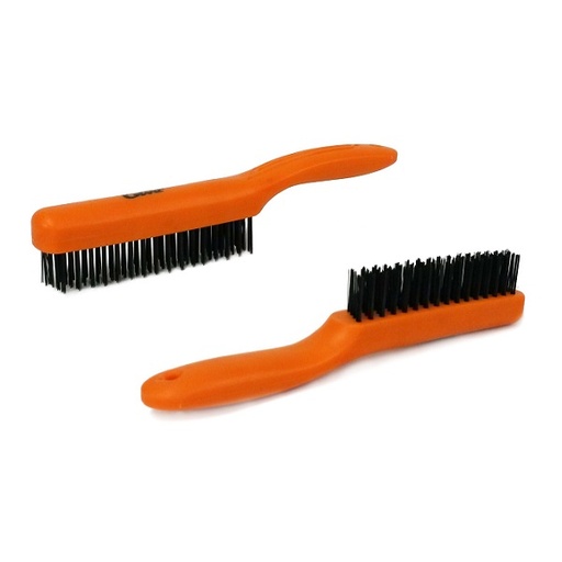 [xy5203b] Cepillo de alambre corto block plástico GLANZ de 4 x 16 filas