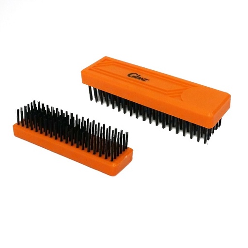 [xy5211b] Cepillo de alambre cuadrado block plástico GLANZ 6 x 19 filas