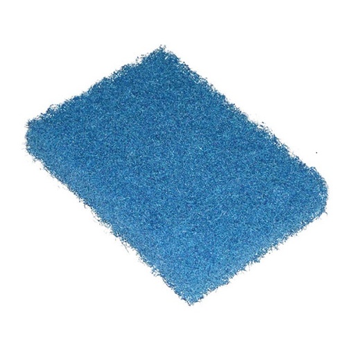[510103] KIT 3 esponjas GLANZ abrasiva 3.5 x 5 x 1 plg (8 x 12.5 x 2.5cm) azul