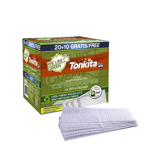 [tk0323] Repuesto de paños impregnados Dust Locker Tonkita Eco 30 unidades