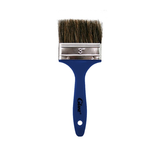 [960030] Brocha 3" profesional con mango azul Glanz