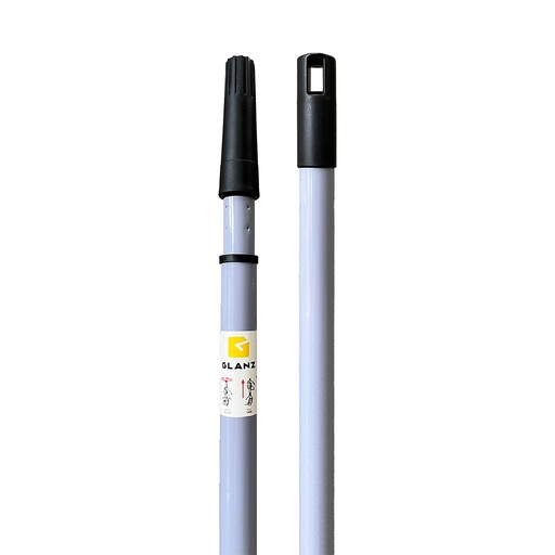 [41002expo] Ext. telescópica 1.5m acero gris rosca USA GLANZ EXPO