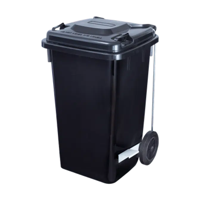 [ld100a] Basurero Omega de pedal lateral 100 lts