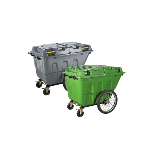 Carreta portabasura con tapadera 400 Lts