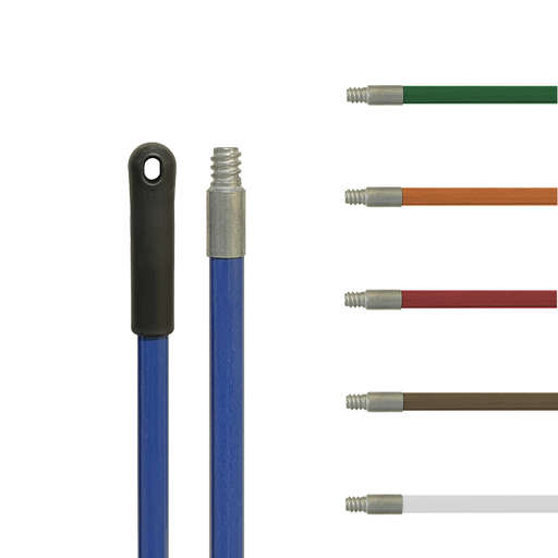 Mango de fibra vidrio rosca USA metálica (zinc) 150cm BRUSHTECH