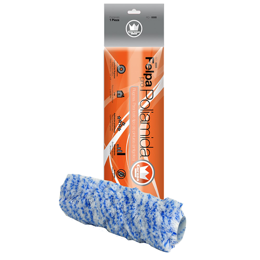 [ro0005] Felpa CORONA 9'' x 1" Poliamida superficies rugosas 