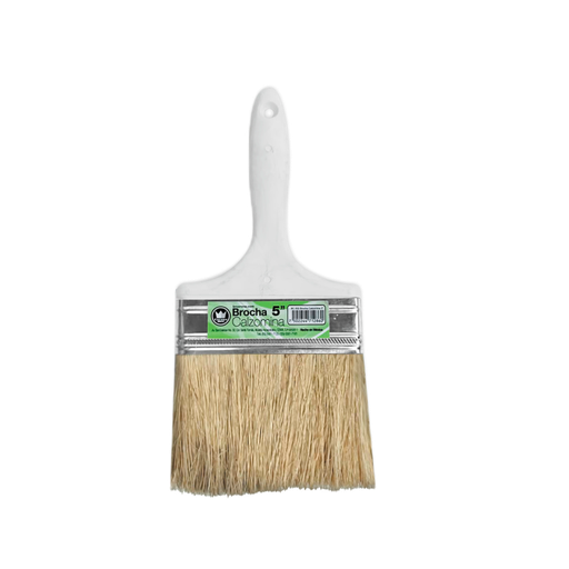 [bc0001] Brocha 4" CORONA fibra tampico para impermeabilizantes