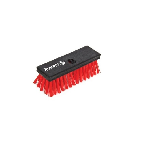 [1108p] Cepillo para lavar 8'' fibras POLIPROPILENO rojo BRUSHTECH