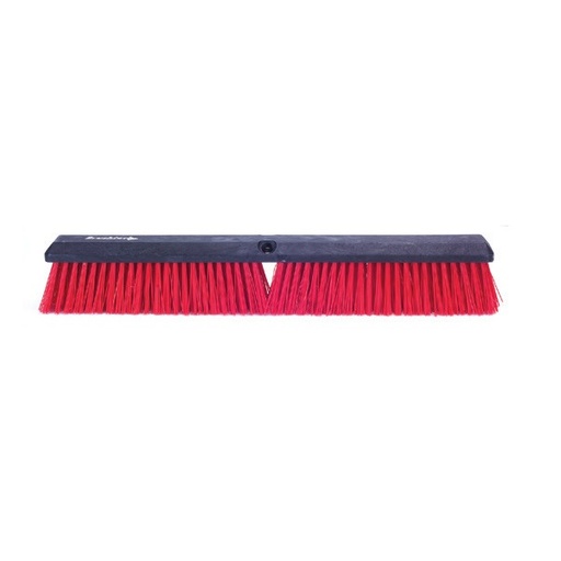 [1118p] Cepillón 45cm (18 plg) block plástico POLIPROPILENO ROJO (cabeza)
