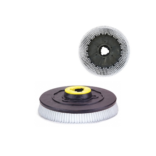 [2619a] Cepillo circular 19plg  NYLON BRUSHTECH para lavar alfombras