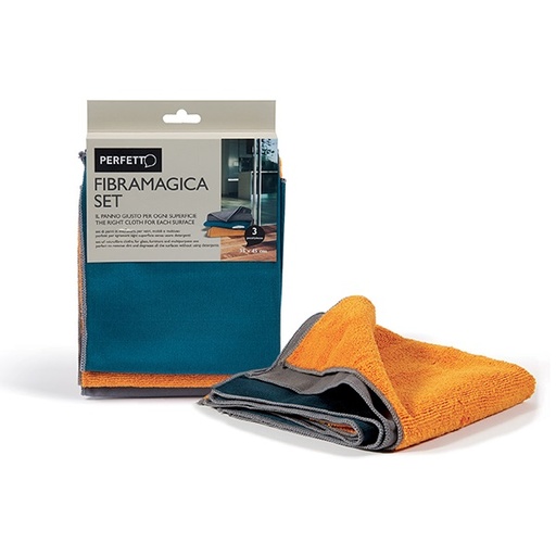 [264h] Kit de paños de microfibra 35 x 40cm PERFETTO