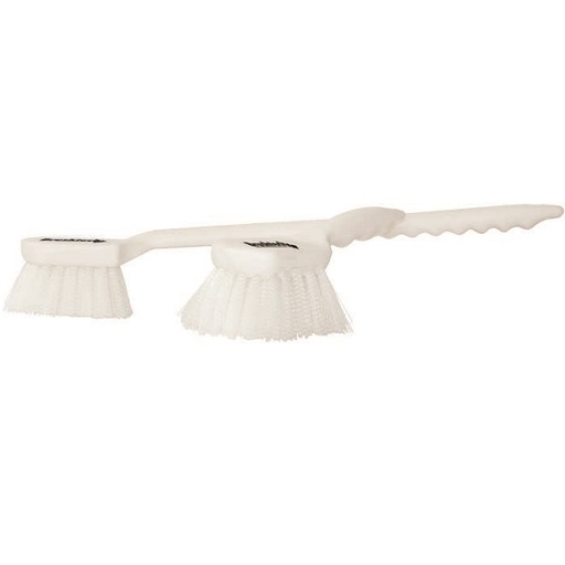 [3104l] Cepillo mango largo 20'' blanco NYLON temperatura y limpieza extrema