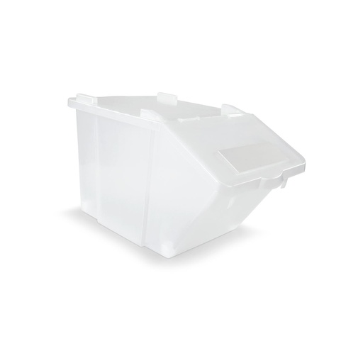 [3667t] Cont.plástico apilable PICK UP 45 lts FOOD CONTACT TRANSPARENTE