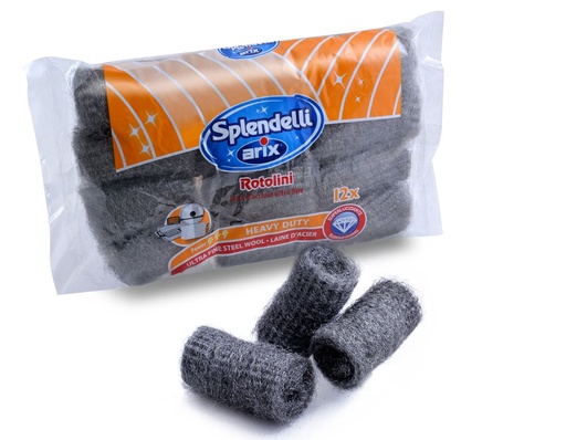 [559] Esponja metálica ultrafina 12 pz ROTOLINI