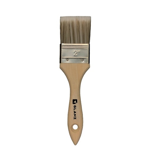 [920020] Brocha 2" Glanz CLASICA mango de madera y fibra poliester