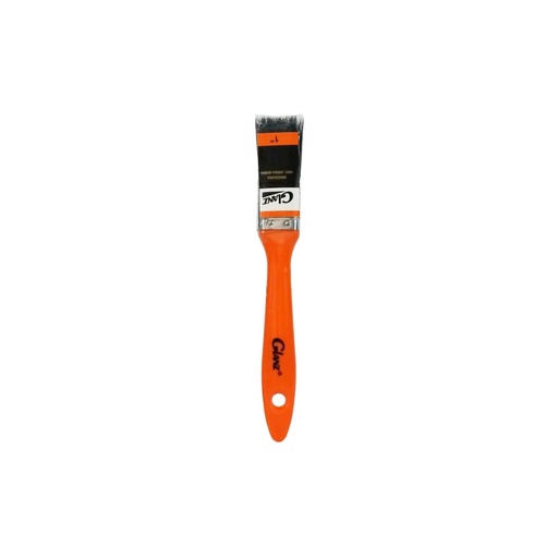 [940010] Brocha 1" Glanz ESENCIAL naranja cerda natural negra