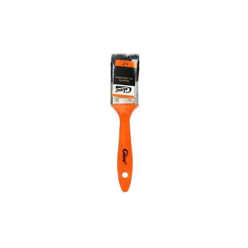 [940015] Brocha 1.5" Glanz ESENCIAL naranja 1.5'' cerda natural negra
