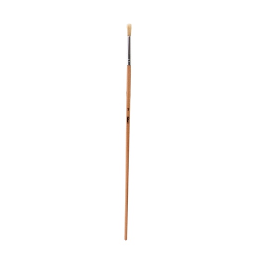 [970003r] Pincel redondo cerda blanca No.3