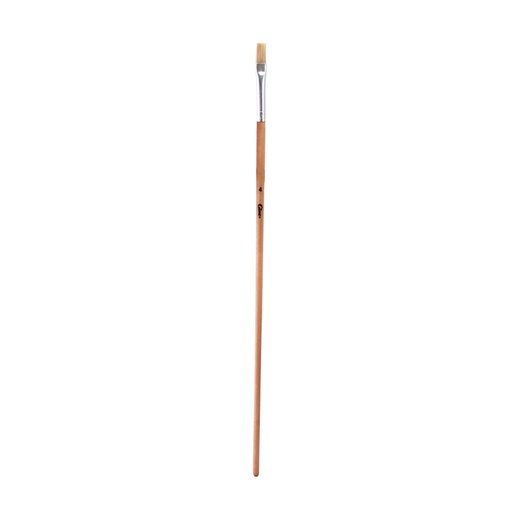 [970004r] Pincel redondo cerda blanca No.4