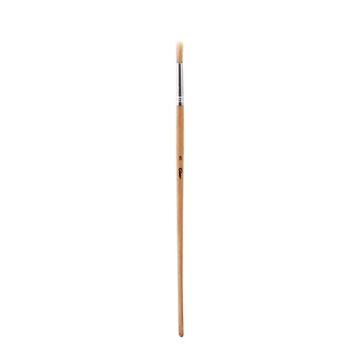 [970005r] Pincel redondo cerda blanca No.5