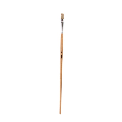 [970006r] Pincel redondo cerda blanca No.6