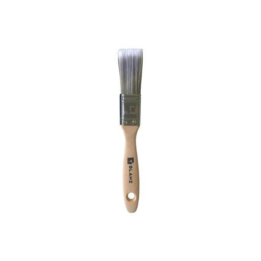 [980010bt] Brocha 1" GLANZ CONTRACT mango madera tipo cola de castor