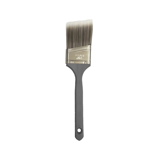 [980025g] Brocha 2.5" GLANZ EXPO angular sintética mango GRIS uso general